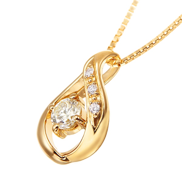 K18�C�G���[�S�[���h�Ӓ菑�t�_�C�������h�l�b�N���X�i0.15�J���b�g�j