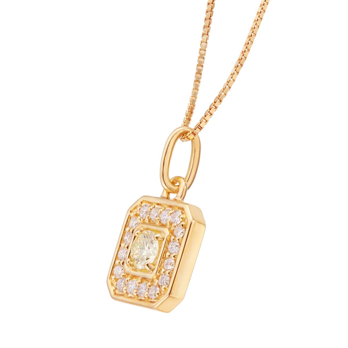 K18�C�G���[�S�[���h�Ӓ菑�t�_�C�������h�l�b�N���X�i0.07�J���b�g�j