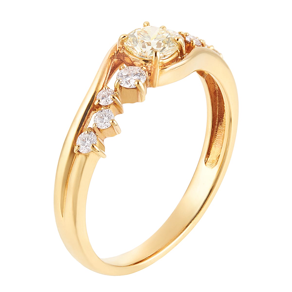 K18�C�G���[�S�[���h�Ӓ菑�t�_�C�������h�����O�i0.30�J���b�g�j