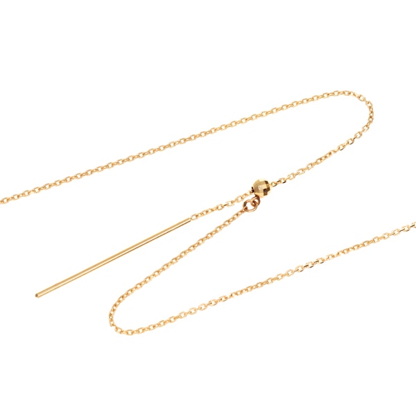 K18�C�G���[�S�[���h�����O�l�b�N���X�i70cm�j