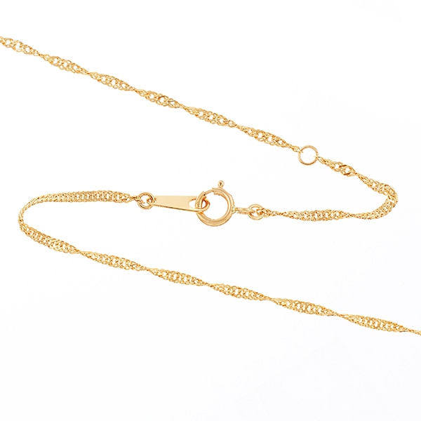 K18�C�G���[�S�[���h�l�b�N���X�i40cm�j