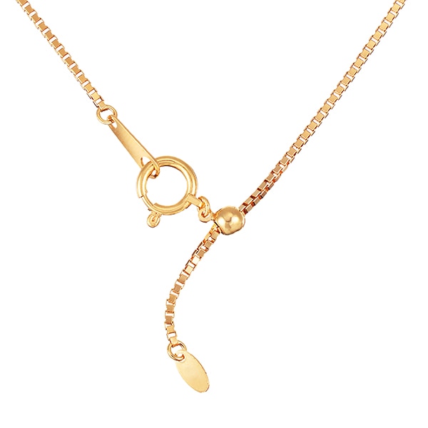 K18�C�G���[�S�[���h�����O�l�b�N���X�i60cm�j