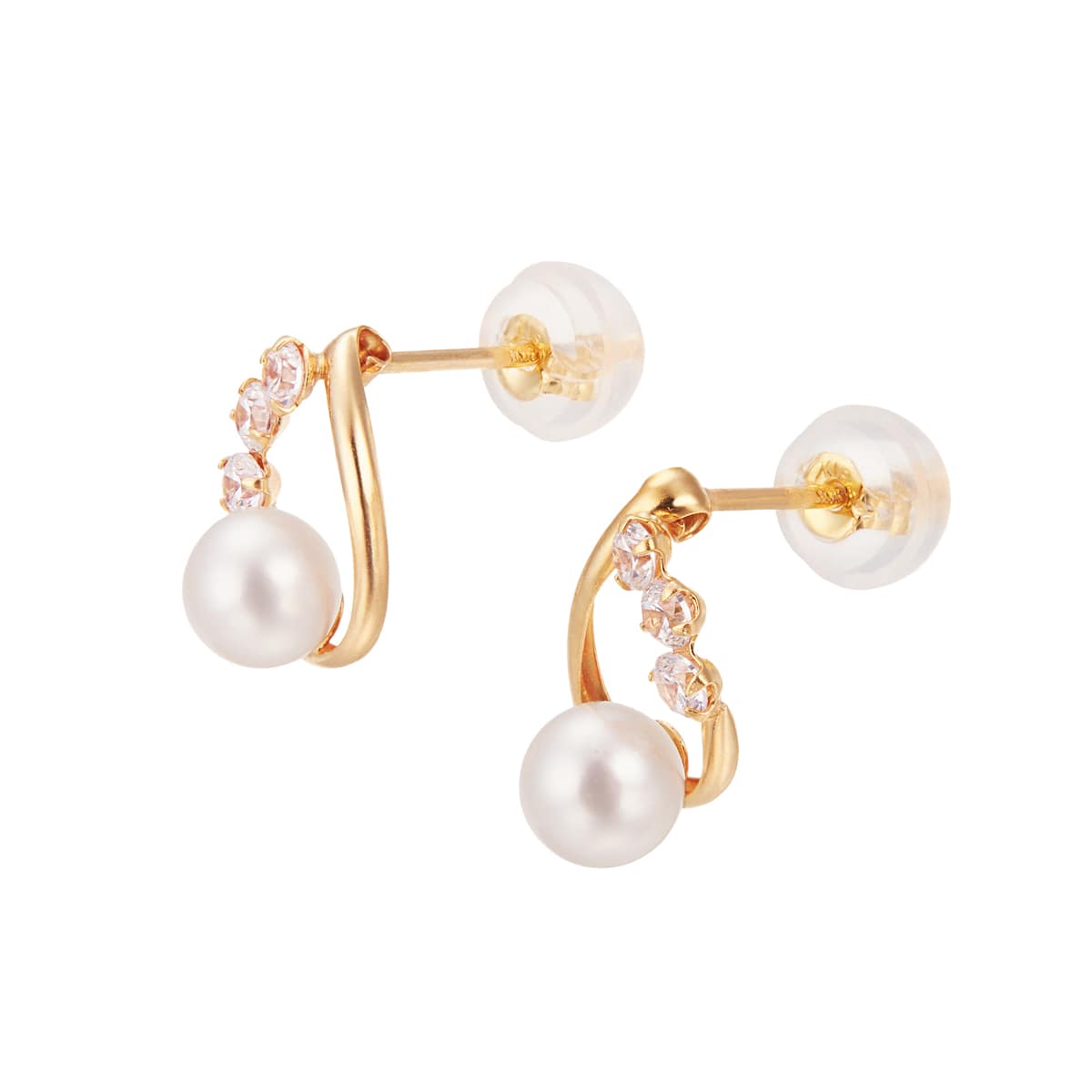 K18�C�G���[�S�[���h�W���p�[���s�A�X�i4.5mm�j