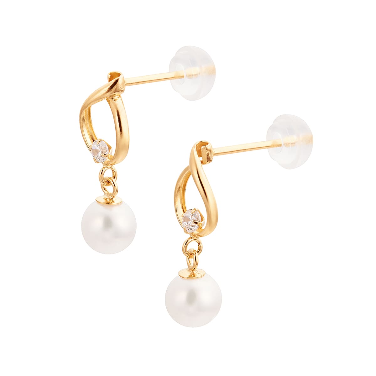 K18�C�G���[�S�[���h�W���p�[���s�A�X�i4.5mm�j