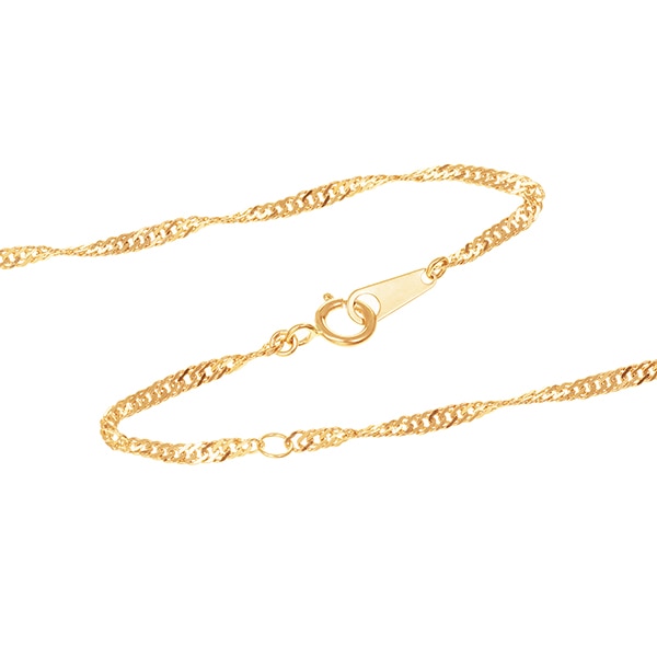 K18�C�G���[�S�[���h�l�b�N���X�i40cm�j