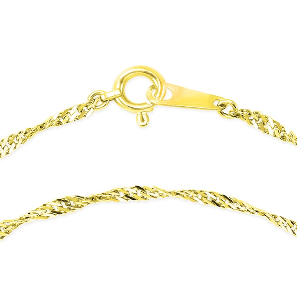 K18�C�G���[�S�[���h�l�b�N���X�i40cm�j