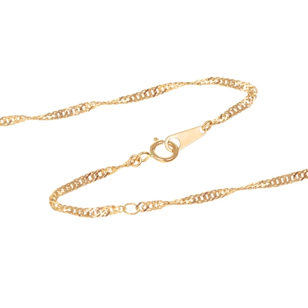 K18�C�G���[�S�[���h�l�b�N���X�i50cm�j