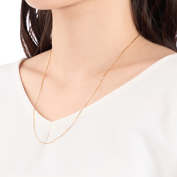 K18�C�G���[�S�[���h�l�b�N���X�i50cm�j