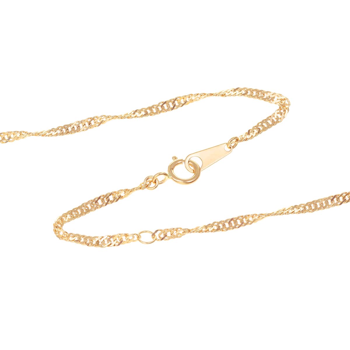 K18�C�G���[�S�[���h�����O�l�b�N���X�i80cm�j