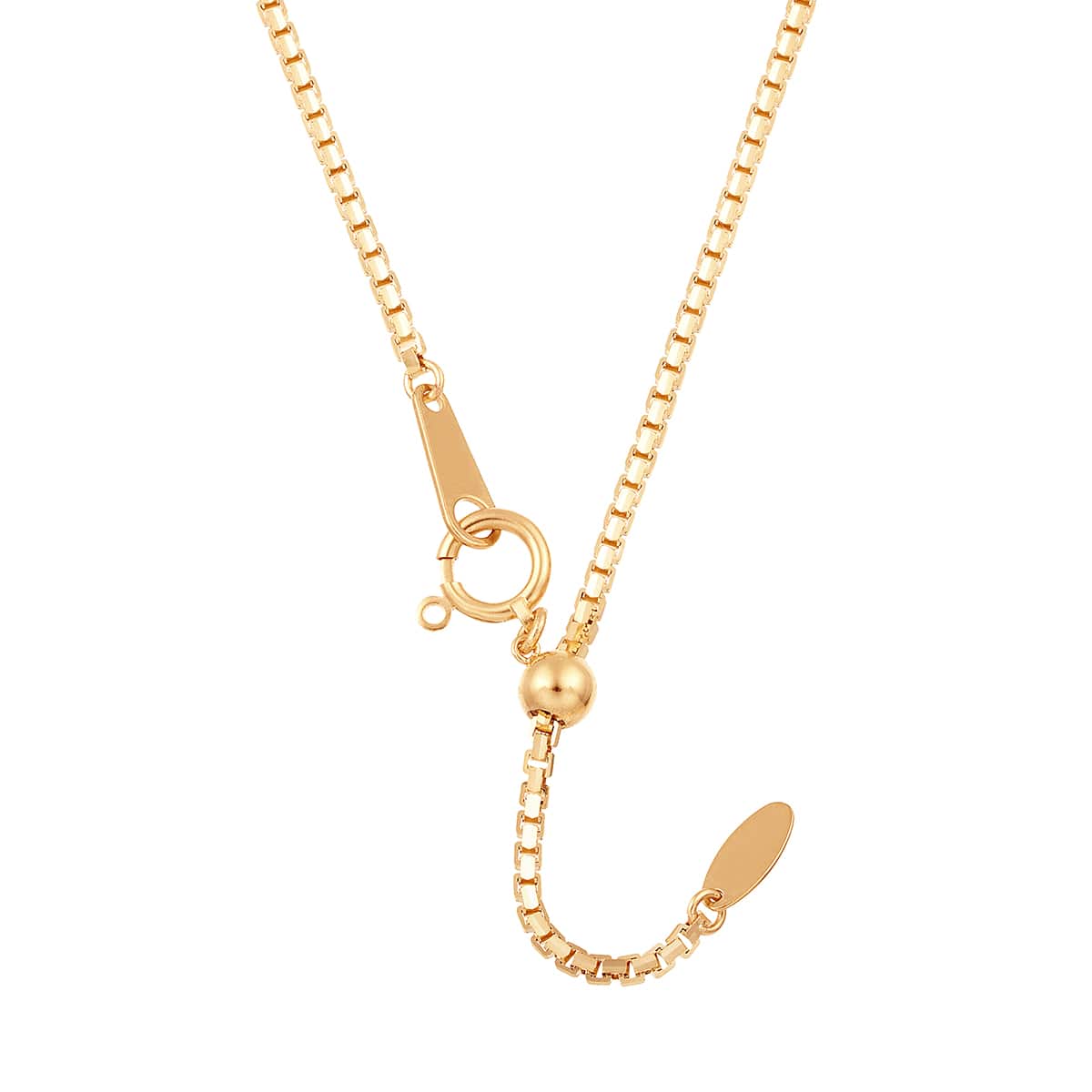 K18�C�G���[�S�[���h�����O�l�b�N���X�i60cm�j