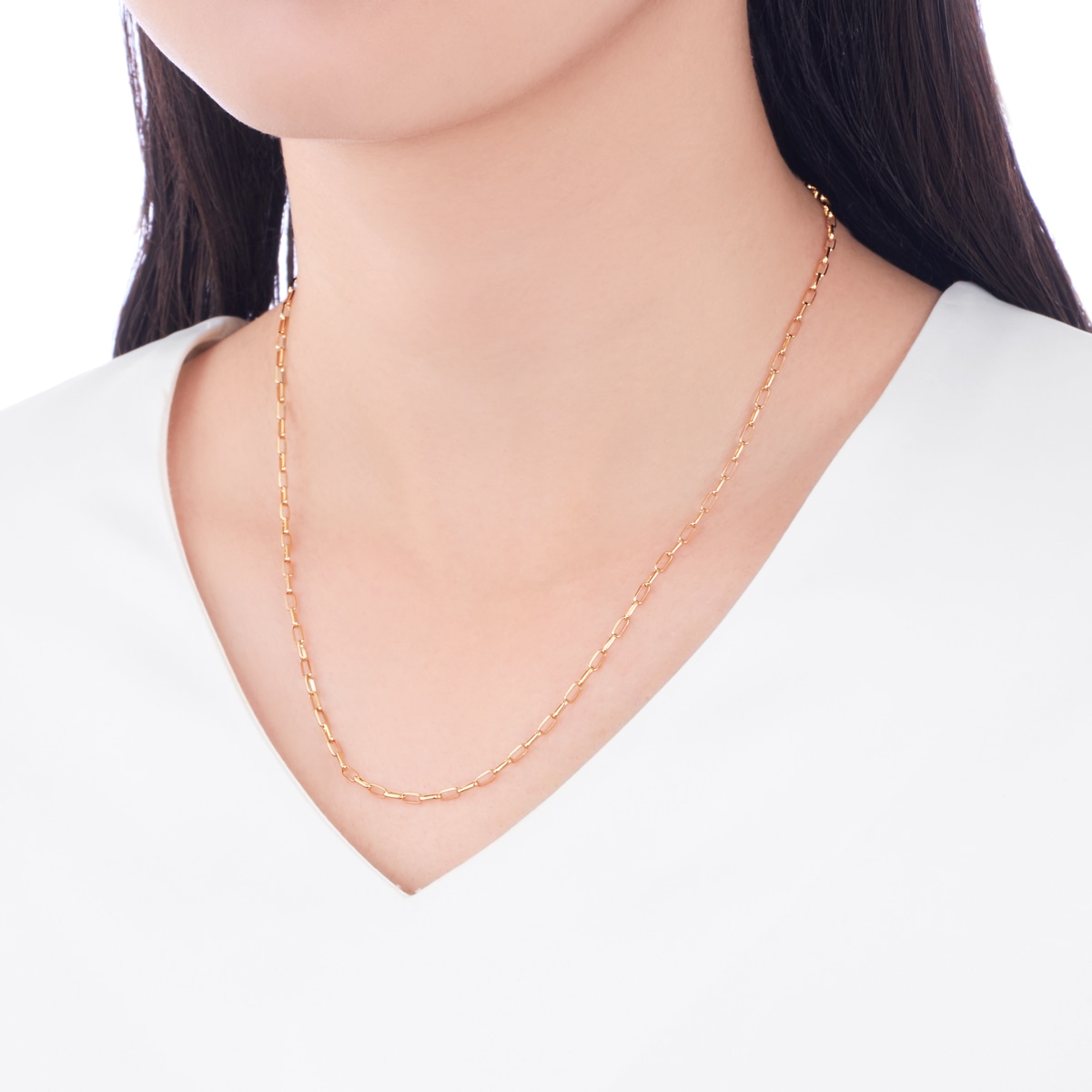 K18�C�G���[�S�[���h�l�b�N���X�i45cm�j