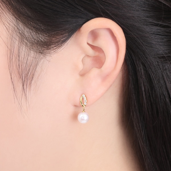 K18�C�G���[�S�[���h�A�R���^��s�A�X�i7.5mm�j