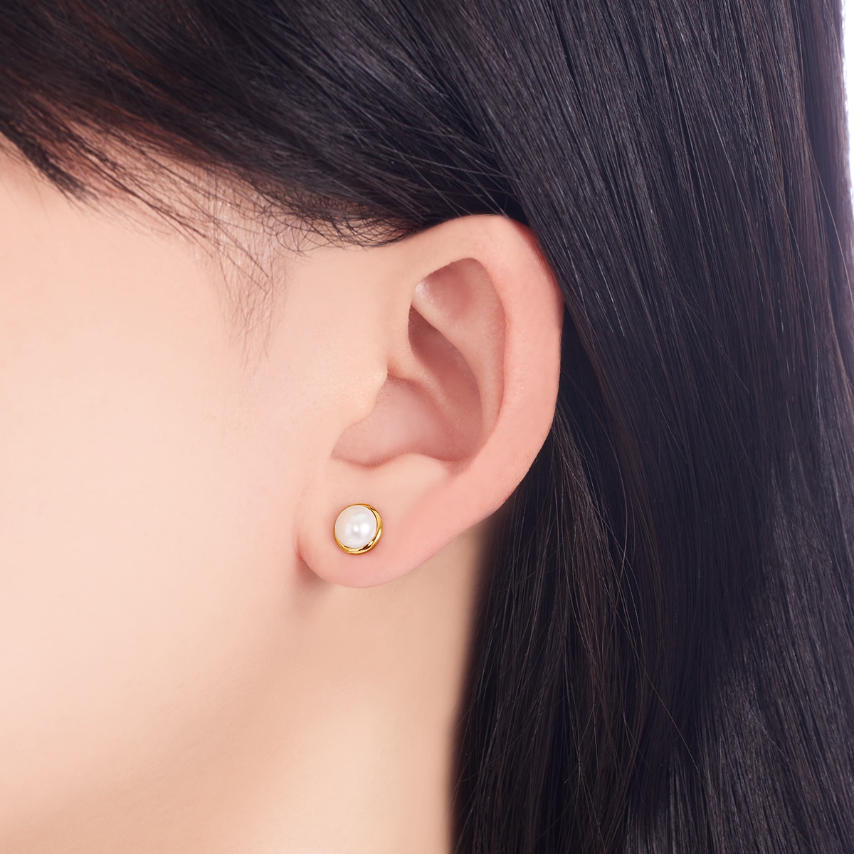 K18�C�G���[�S�[���h�W���p�[���s�A�X�i6mm�j