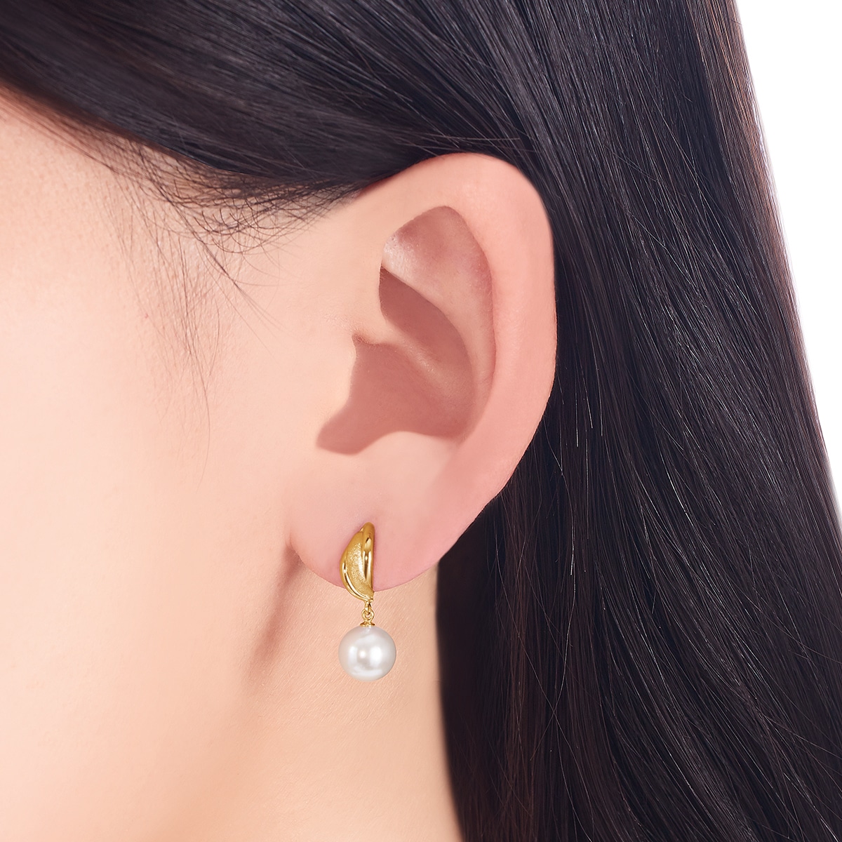 K18�C�G���[�S�[���h�A�R���^��s�A�X�i7.5mm�j