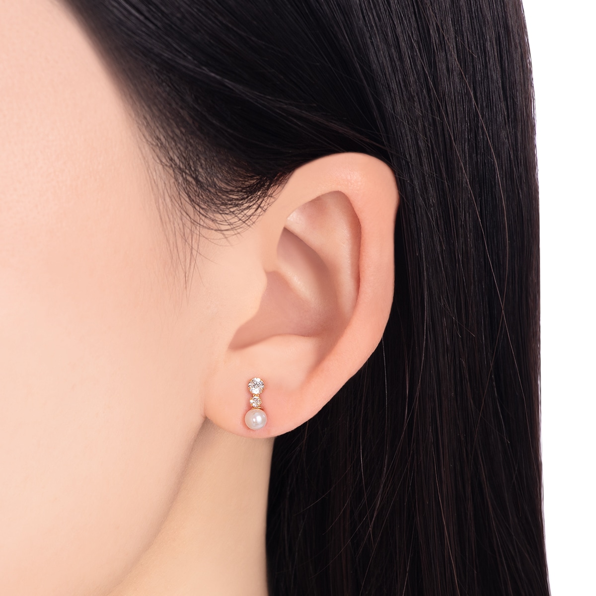 K18�C�G���[�S�[���h�W���p�[���s�A�X�i4mm�j