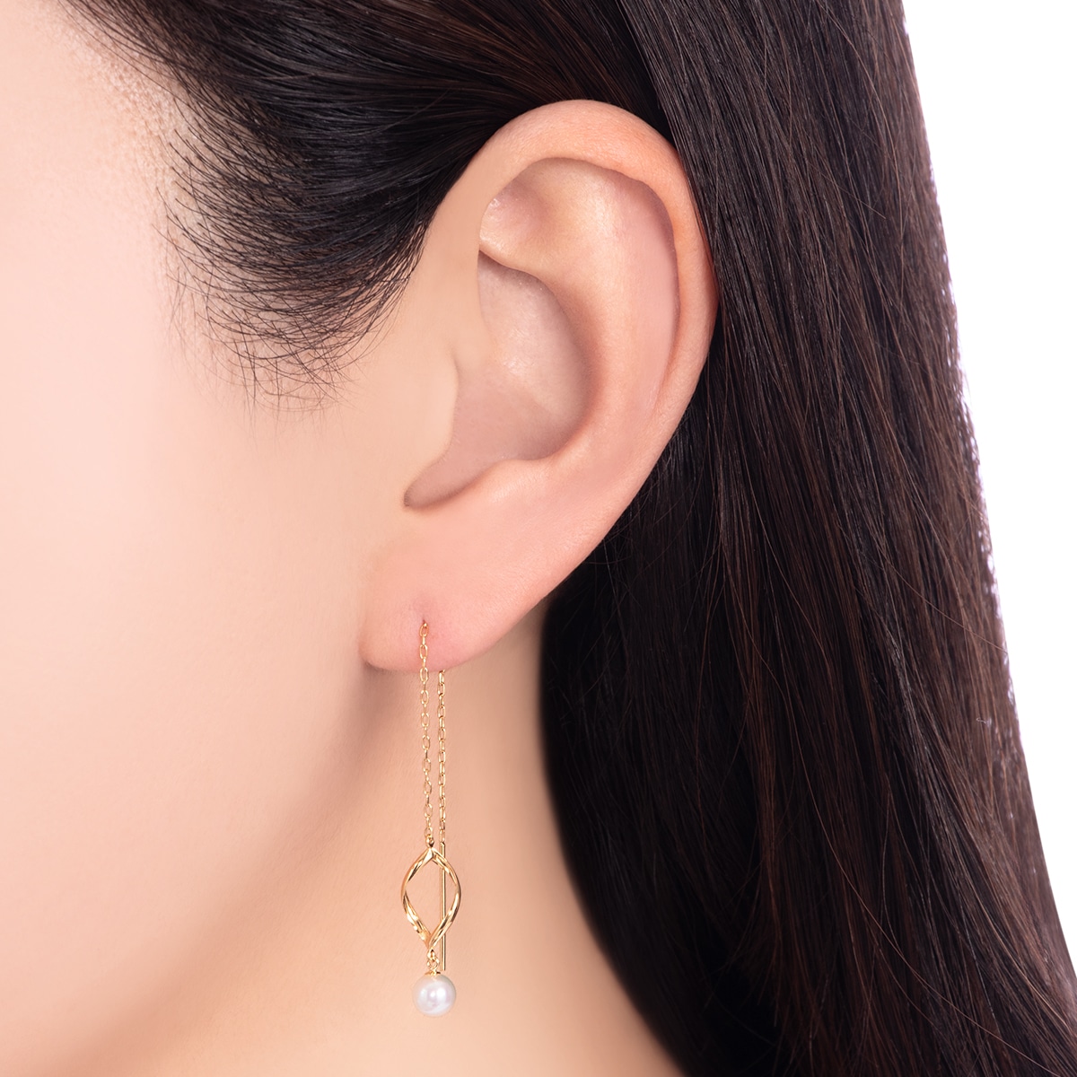 K18�C�G���[�S�[���h�A�R���^��s�A�X�i5mm�j