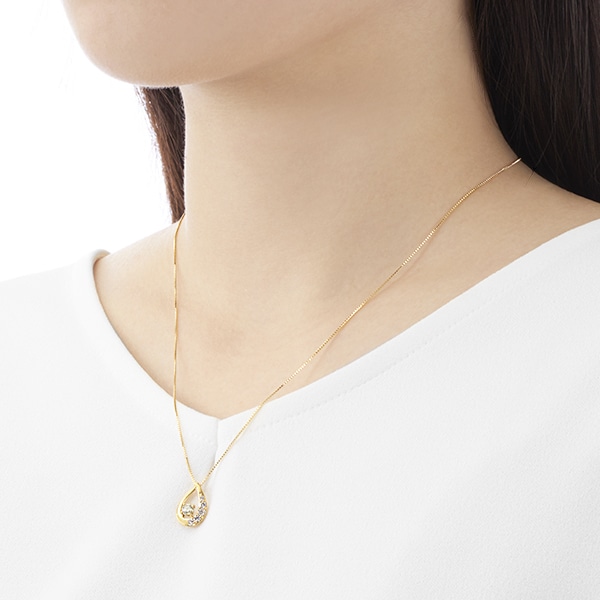 K18�C�G���[�S�[���h�Ӓ菑�t�_�C�������h�l�b�N���X�i0.23�J���b�g�j