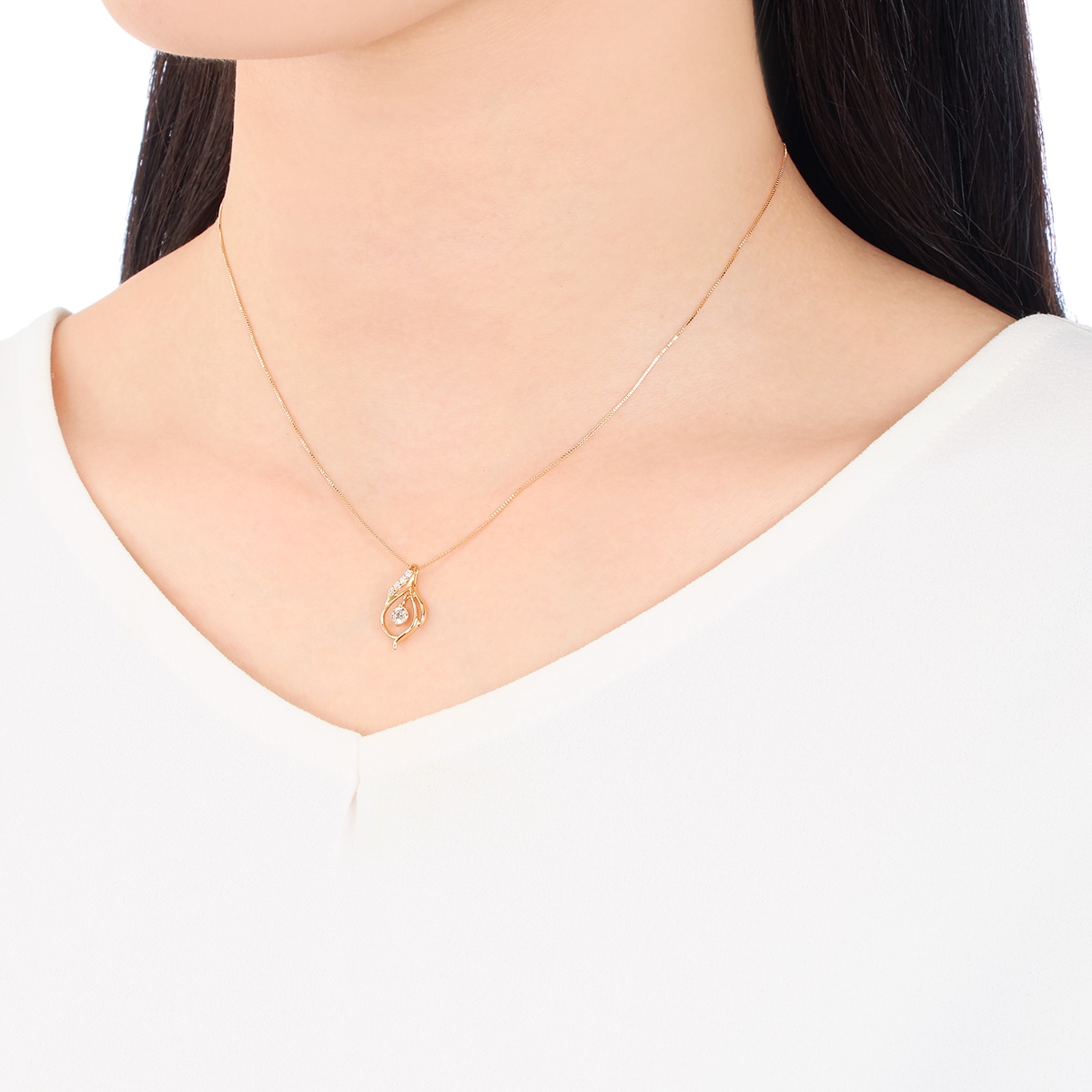 K18�C�G���[�S�[���h�Ӓ菑�t�_�C�������h�l�b�N���X�i0.13�J���b�g�j