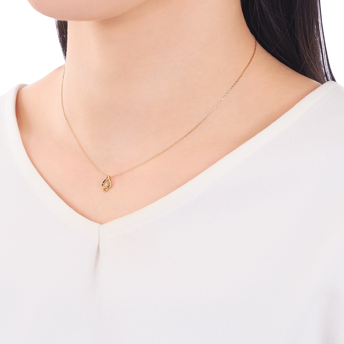 K18�C�G���[�S�[���h�Ӓ菑�t�_�C�������h�l�b�N���X�i0.07�J���b�g�j