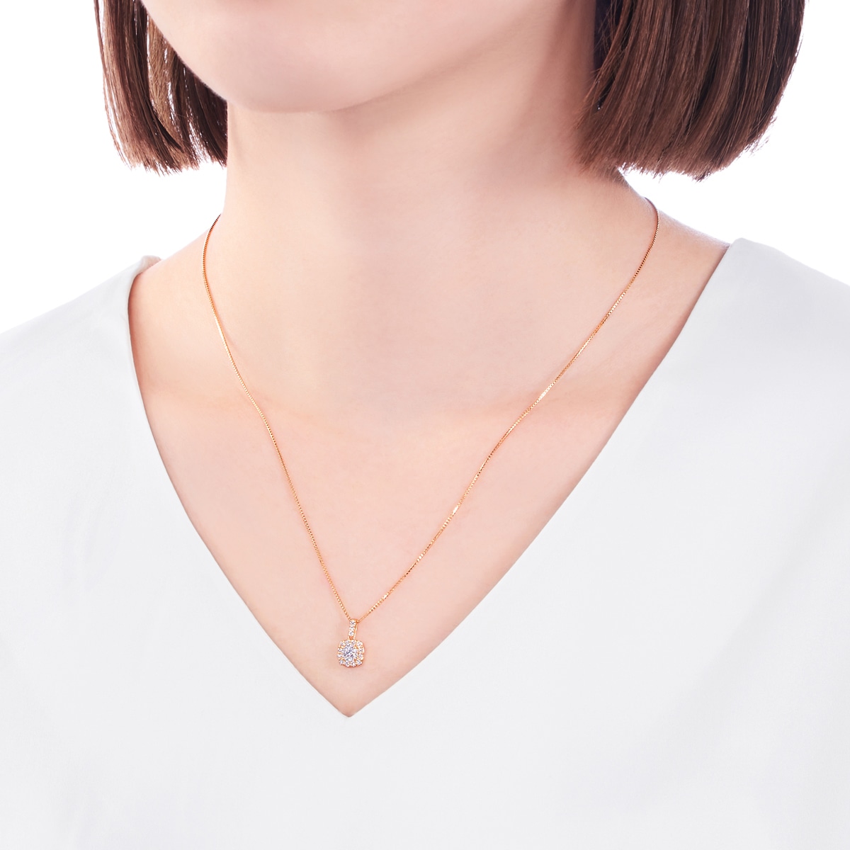 K18�C�G���[�S�[���h�Ӓ菑�t�_�C�������h�l�b�N���X�i0.3�J���b�g�j