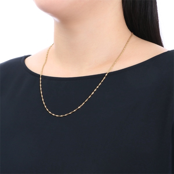 K18�C�G���[�S�[���h�l�b�N���X�i50cm�j