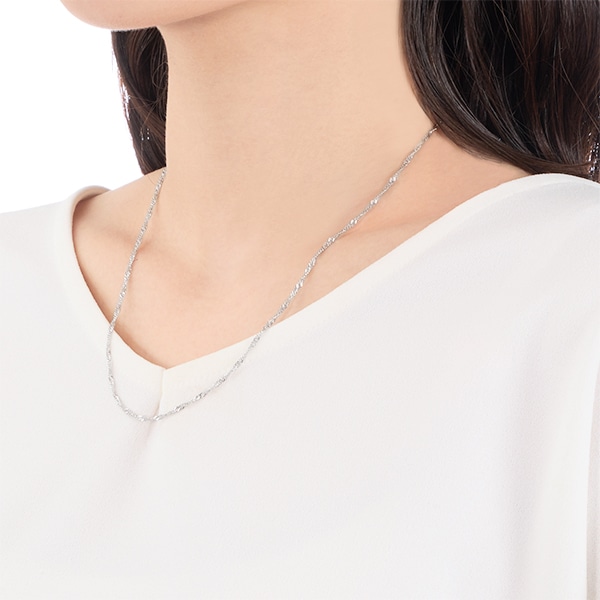 K14�z���C�g�S�[���h�l�b�N���X�i45cm�j