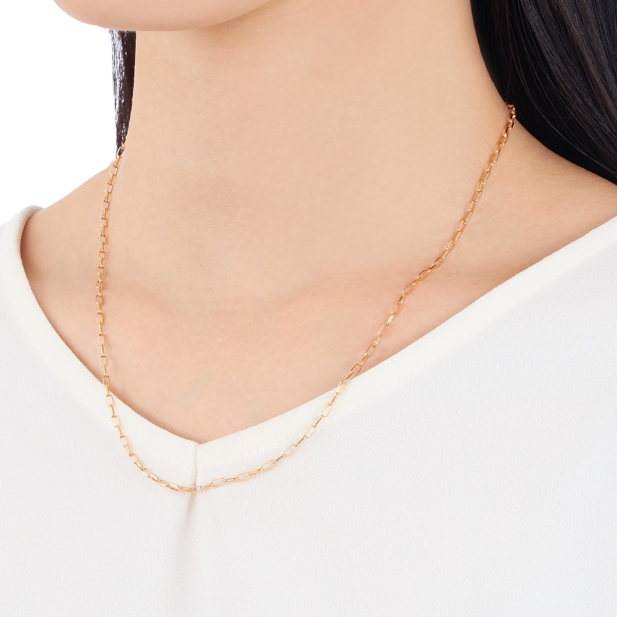 K18�C�G���[�S�[���h�l�b�N���X�i50cm�j