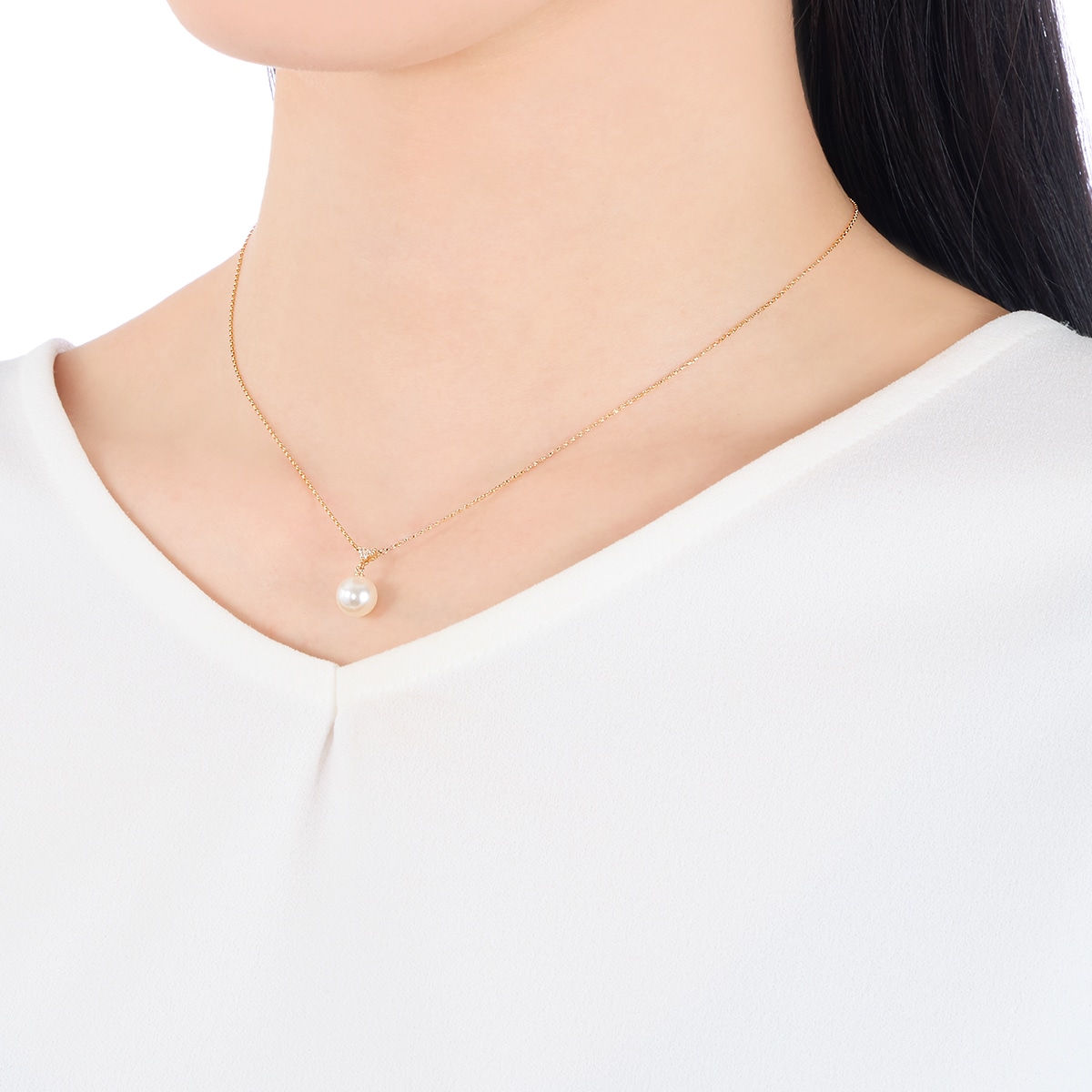 K18�C�G���[�S�[���h�A�R���^��l�b�N���X�i7.5mm�j