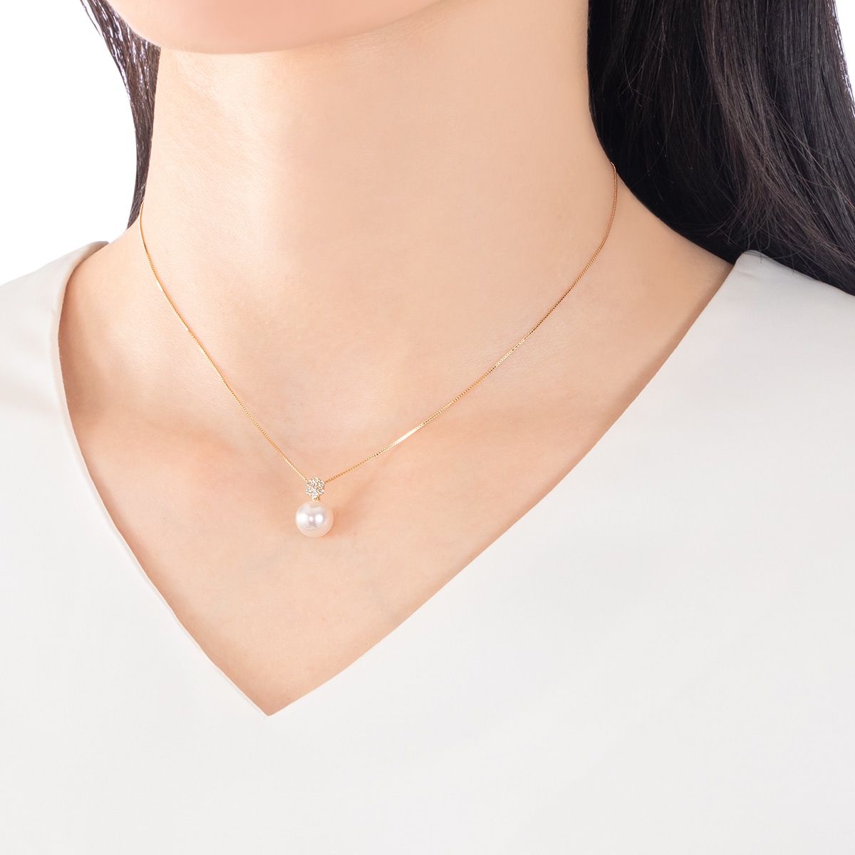 K18�C�G���[�S�[���h�A�R���^��l�b�N���X�i8.5mm�j