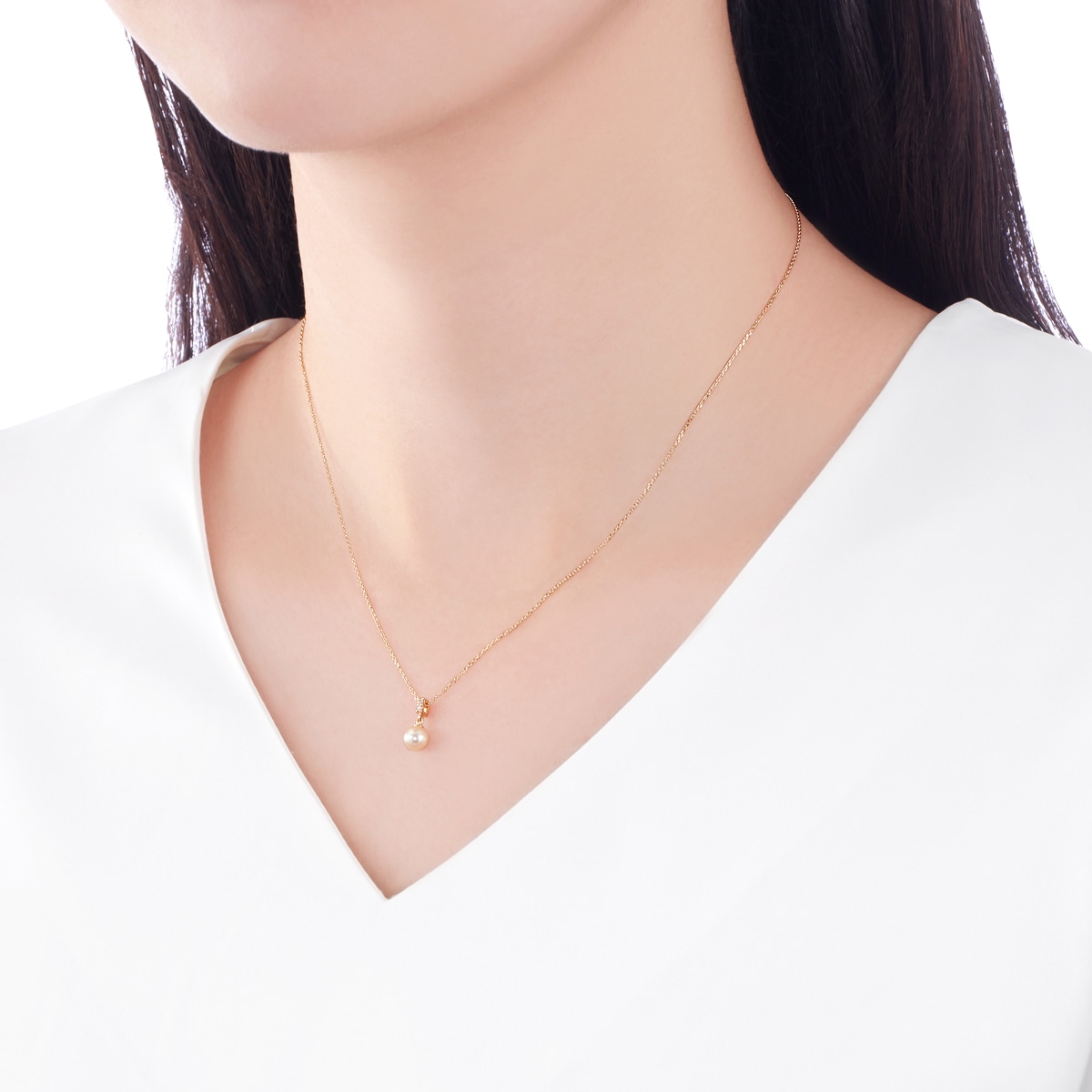 K18�C�G���[�S�[���h�A�R���^��l�b�N���X�i4.5mm�j