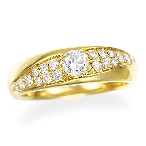 K18�C�G���[�S�[���h�Ӓ菑�t�_�C�������h�����O�i0.23�J���b�g�j