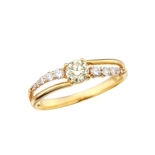 K18�C�G���[�S�[���h�Ӓ菑�t�_�C�������h�����O�i0.25�J���b�g�j