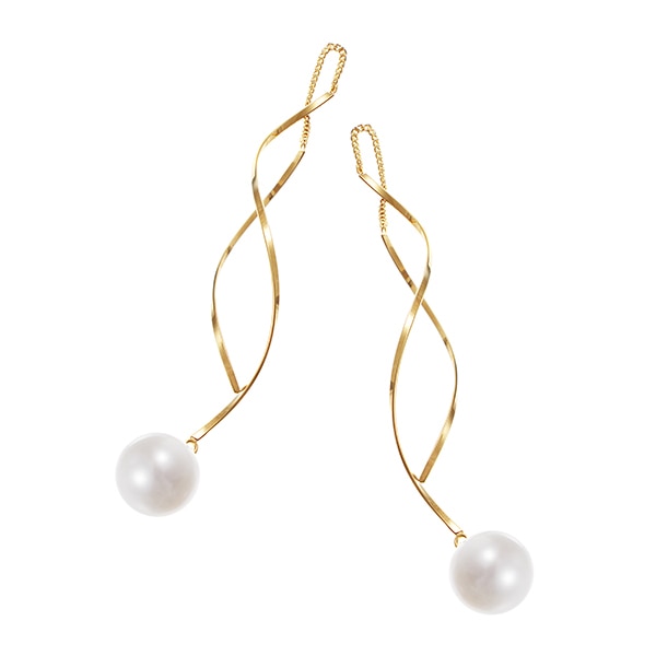 K18�C�G���[�S�[���h�W���p�[���s�A�X�i7.5mm�j